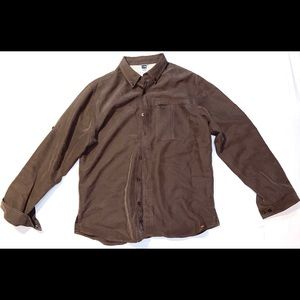 Men’s North Face Button Down Long Sleeve